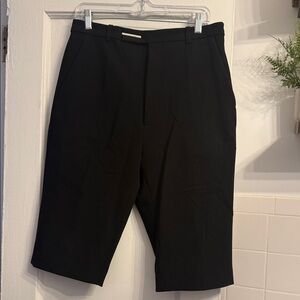 Raf Simons Tailored Black Shorts - Made in Belgium - EU/IT 48